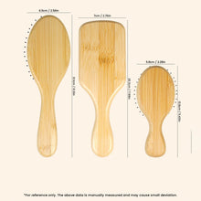 Hairbrush with Wooden' Handle.