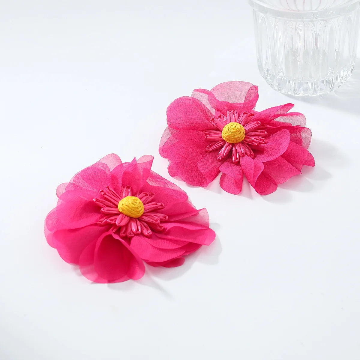 Exaggerated Flower Three Dimensional Earrings
