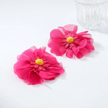 Exaggerated Flower Three Dimensional Earrings