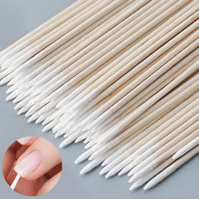Cotton swabs nail art double-ended fine pointed tips pack