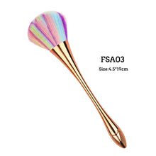 Nail dust brush set 6 styles professional makeup kabuki powder kit