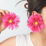 Exaggerated Flower Three Dimensional Earrings