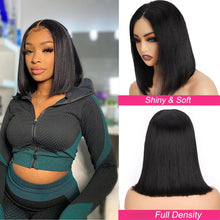 Glueless bob wig human hair available at Her Wardrobe & Beyond.
