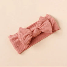 Baby Bow Headband Solid Color Wide Hairbands Soft Elastic Hair Bands Boy Girl Newborn Headwear Bowknot Kids Hair Accessories