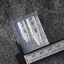 3D peacock nail mold flexible transparent resin craft tool