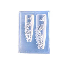 Peacock nail mold DIY silicone nail art embellishment mold