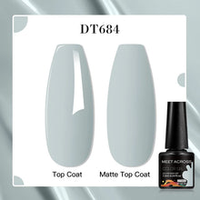MEET ACROSS 8 Colors Mirror Gel Nail Polish Long-lasting Quick-drying Metallic Gold Silver Red Semi Permanent Varnish Nail Art