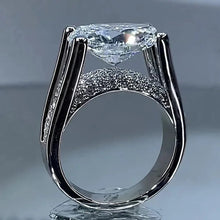 Oval Pigeon Egg Cube Zirconia Ring