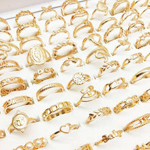 30pcs/Lot Mix Style Pearl Silver Color Finger Rings