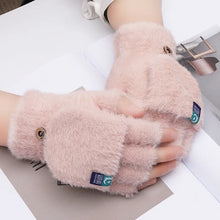 Plush Fingerless Gloves