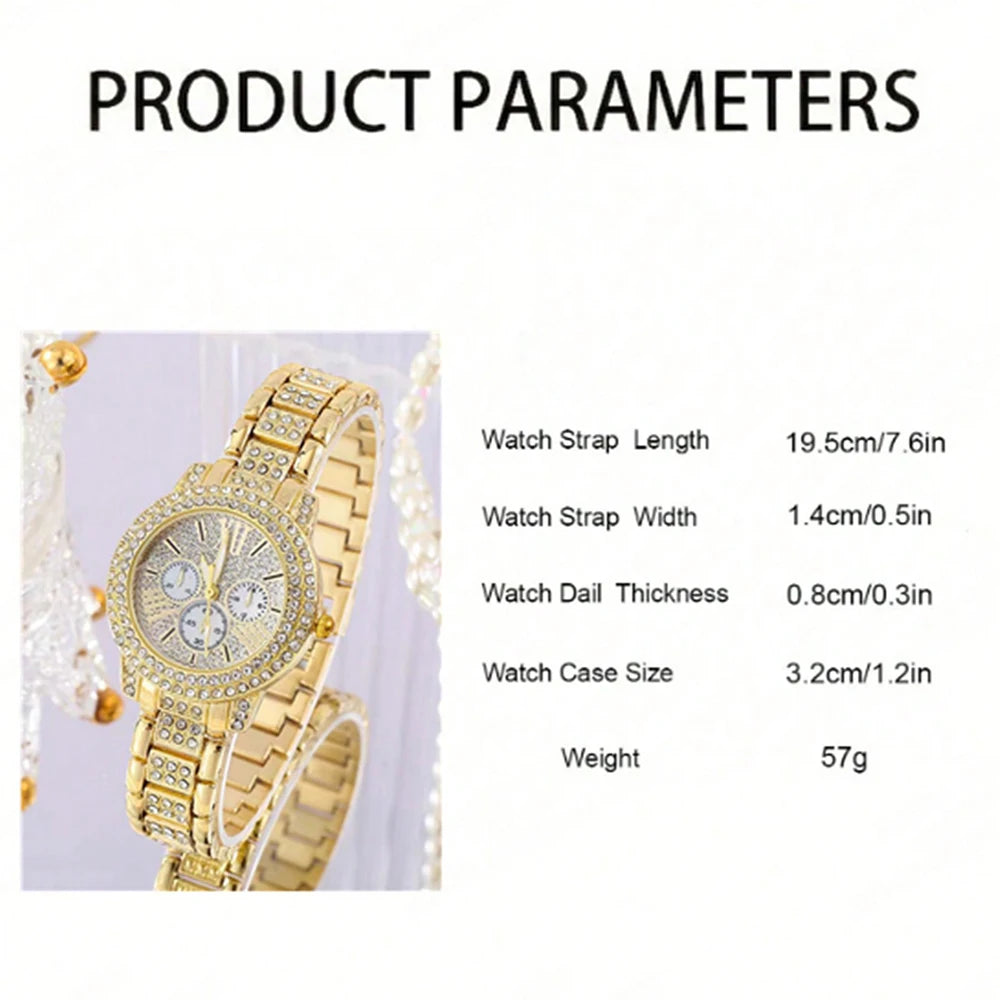 Women's Quartz Watch Jewelry Set