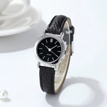 women leather watch – small dial casual quartz fashion watch