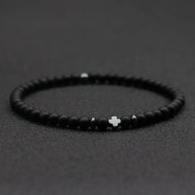 Noter Men Bracelet 6 Colors 4mm Beads Strand Braslet Natural Hematite Stone Healing Braclet Meditation Yoga Accessories Joias