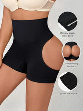 Women's High Waist Seamless Tight-Fitting Slimming Hollow Out Shapewear Shorts Tummy Control Butt Lifting Breathable Body Shaper