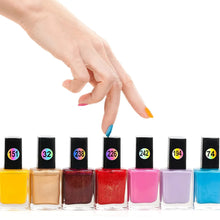 nail polish number stickers – laser round waterproof digital labels 1 to 1000