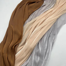 Newest Plain Shimmer Hijab Silk Wrinkle Scarf Muslim.