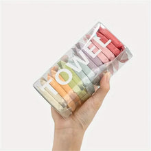 disposable travel towels – 14 pack compressed face towels front view