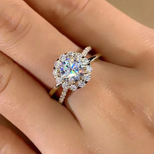 925 Sterling Silver Wedding Rings for Women Luxury Cubic Zirconia Sparkling Engagement Rings Lover Modern Fashion Jewelry