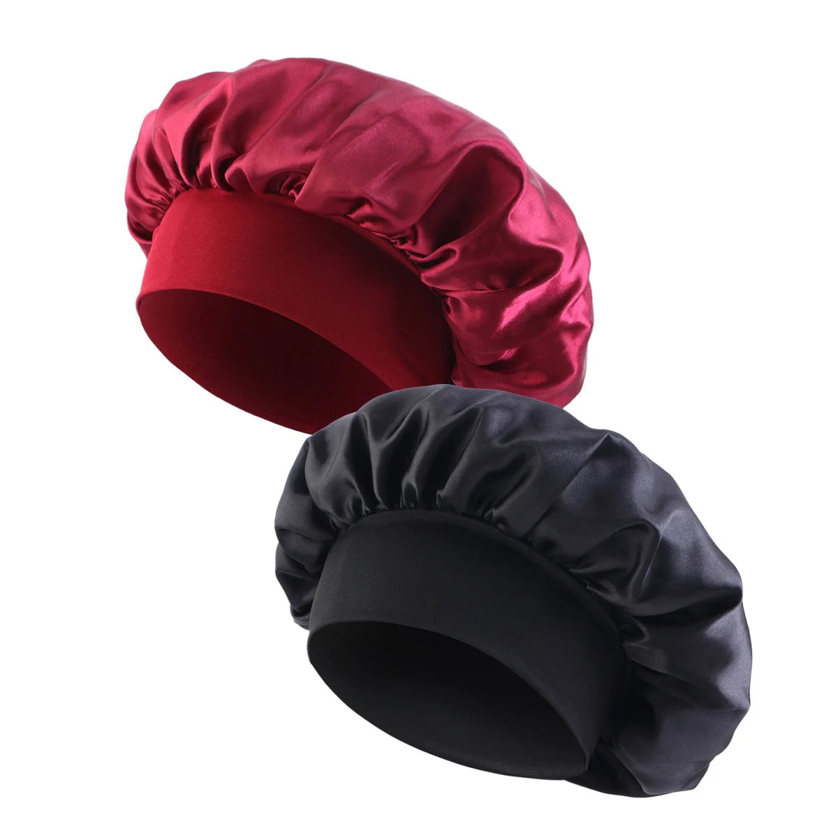 Satin Wide Brim Nightcap