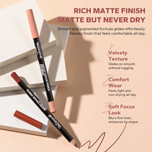 Lip liner set matte waterproof nude brown shades on all skin tones.