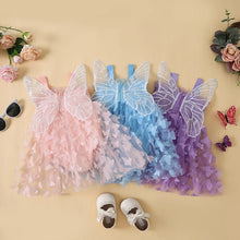 Baby tutu romper worn by a baby girl