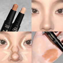 double-ended highlight contour stick – face sculpting result
