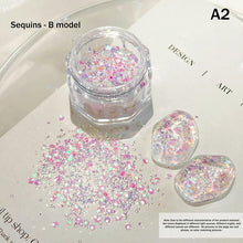 nail art glitter – mermaid sparkle holographic laser sequin flakes