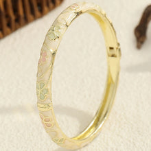 Flower Enamel Cloisonne Bracelet
