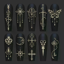 Silicone nail art mold 3D relief flowers and bow tie template