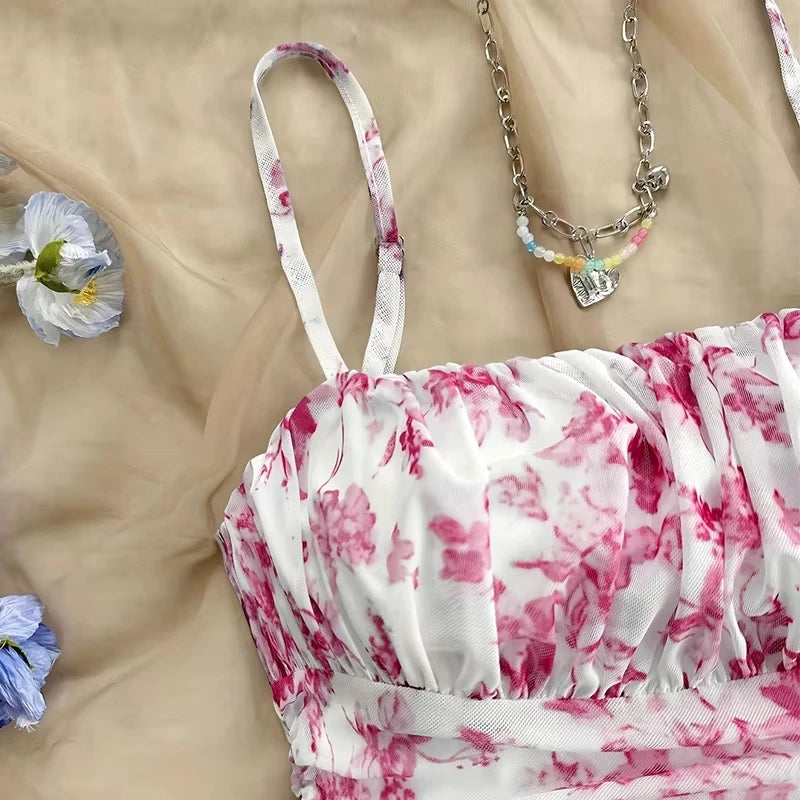 Summer Women Floral Mini Dress