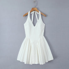 Elegant White Bodycon Dress Backless