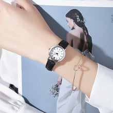 women leather watch – small dial casual quartz fashion watch
