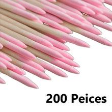 Double-ended cotton swabs nail art eyeliner correction tool