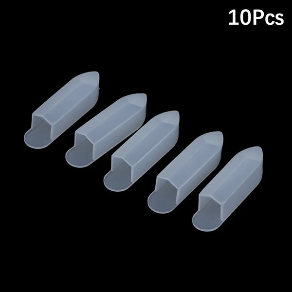 Cuticle scissors cover clear protective sleeve set of 10