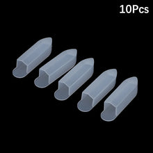 Cuticle scissors cover clear protective sleeve set of 10