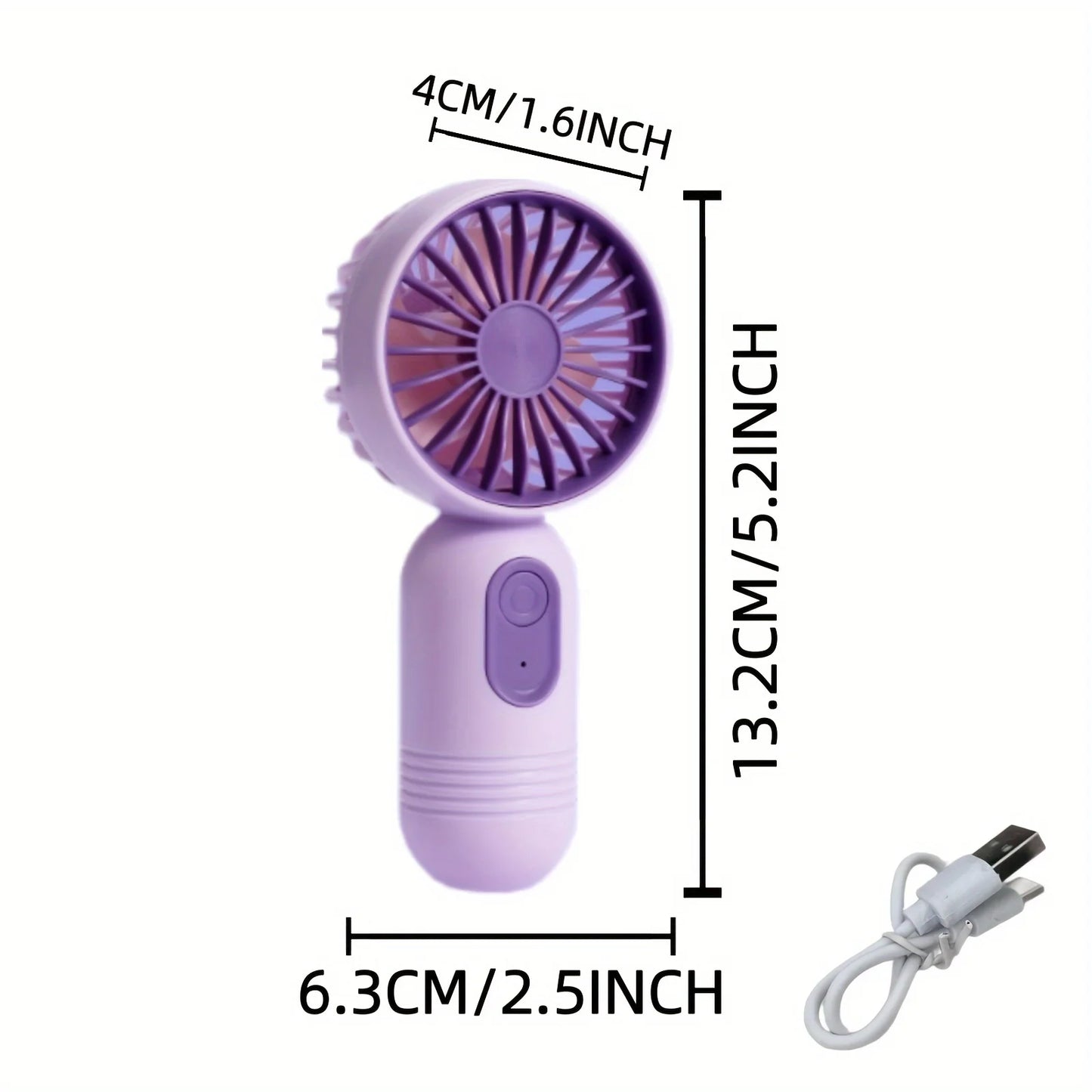 USB Mini Rechargeable Portable Fan