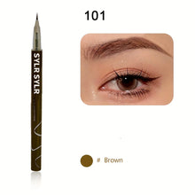 Liquid eyebrow pencil easy application suitable for beginners.