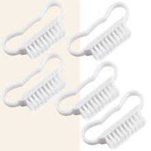 nail cleaning brush – 5pcs soft plastic nail art manicure tool set