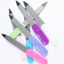 Nail files set strong edge metal callus remover close-up