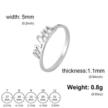 Plated Glossy MAMA Rings