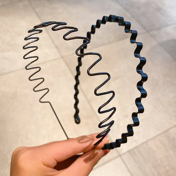 Metal headband non slip lightweight durable for all hair types.