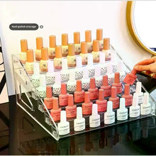 Nail polish display stand acrylic multi-layer lipstick storage rack