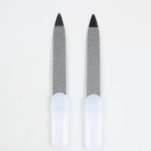 Nail files set strong edge metal callus remover close-up