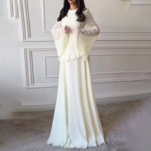 High Neck Solid Ruffles Party Pleated Dresses