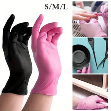 disposable nitrile gloves – latex free for nail manicure salon and tattoo use