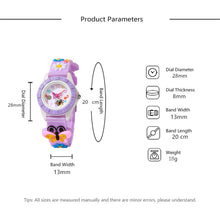 girls quartz wristwatch – butterfly digital casual sports kids watch