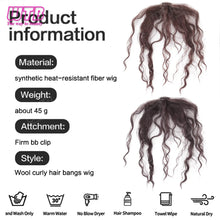 Crochet bangs wig suitable for beginners and daily wear.
