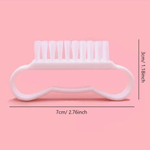 nail cleaning brush – 5pcs soft plastic nail art manicure tool set