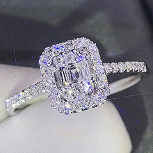 Oval Pigeon Egg Cube Zirconia Ring
