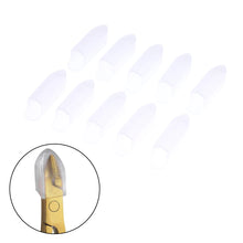 Cuticle scissors cover clear protective sleeve set of 10